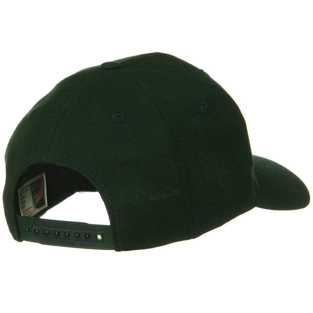 Solid Wool Blend Prostyle Snapback Cap