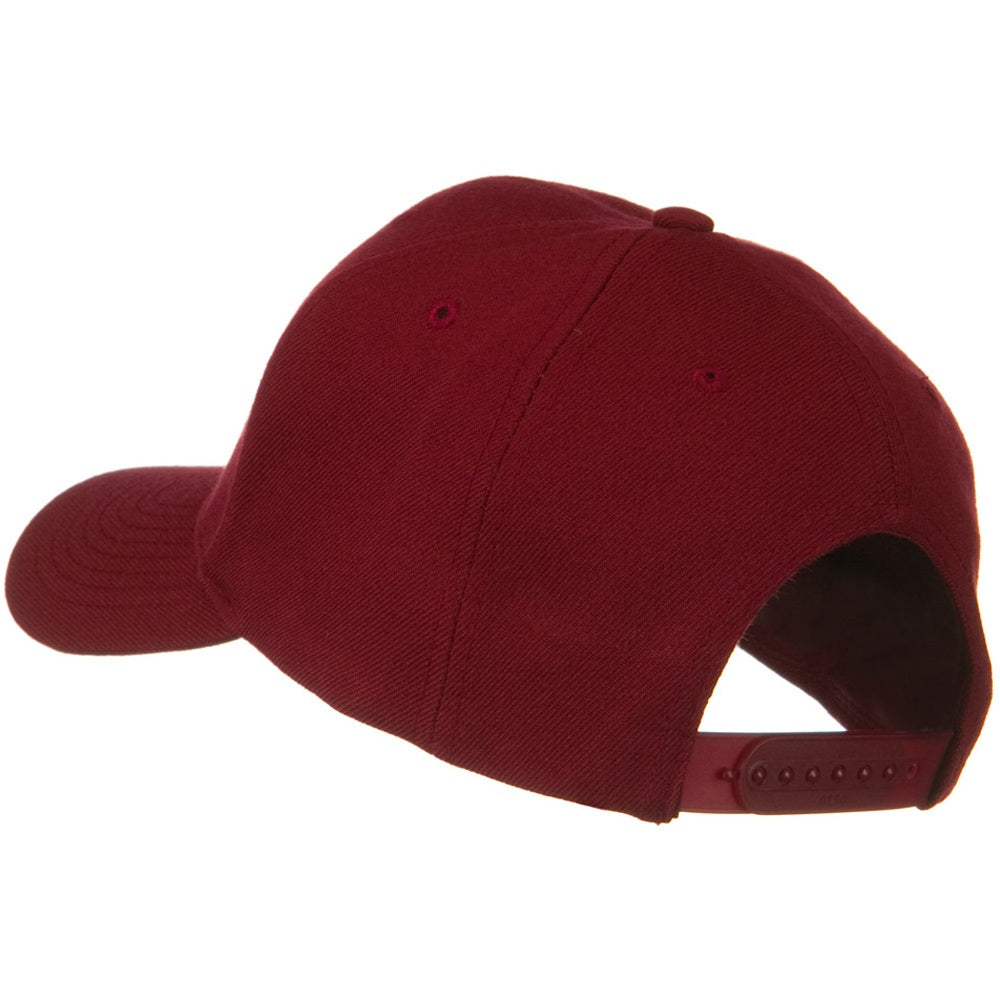 Solid Wool Blend Prostyle Snapback Cap