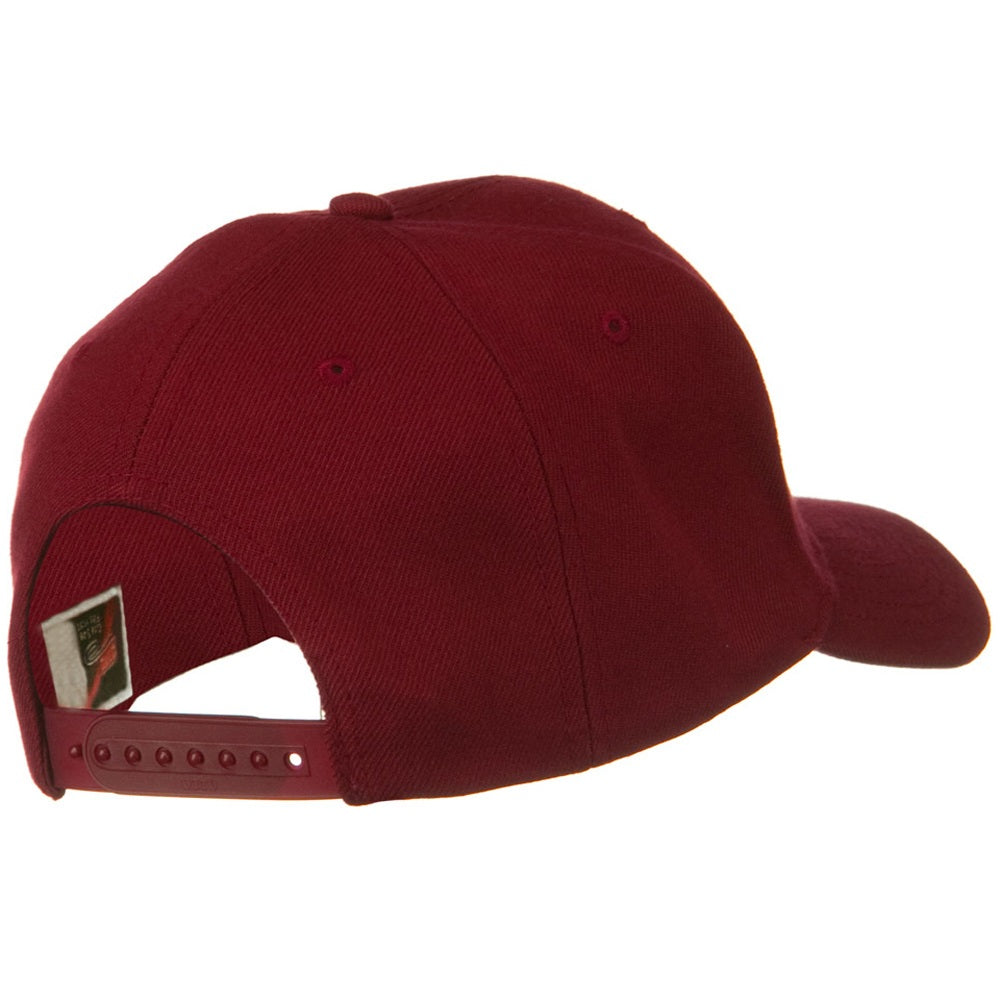 Solid Wool Blend Prostyle Snapback Cap