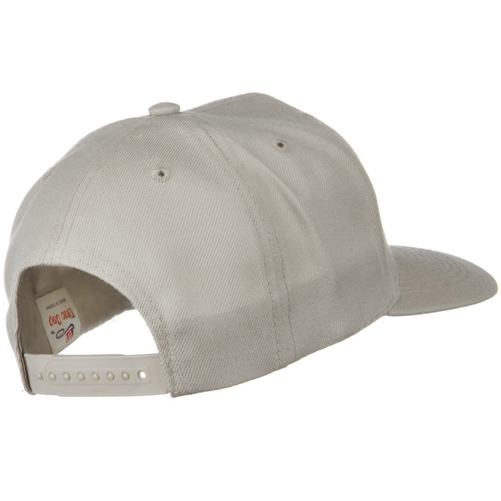 Solid Wool Blend Prostyle Snapback Cap
