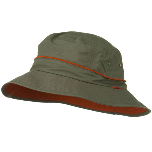 UV 50+ Orange Piping Talson Sun Bucket Hat