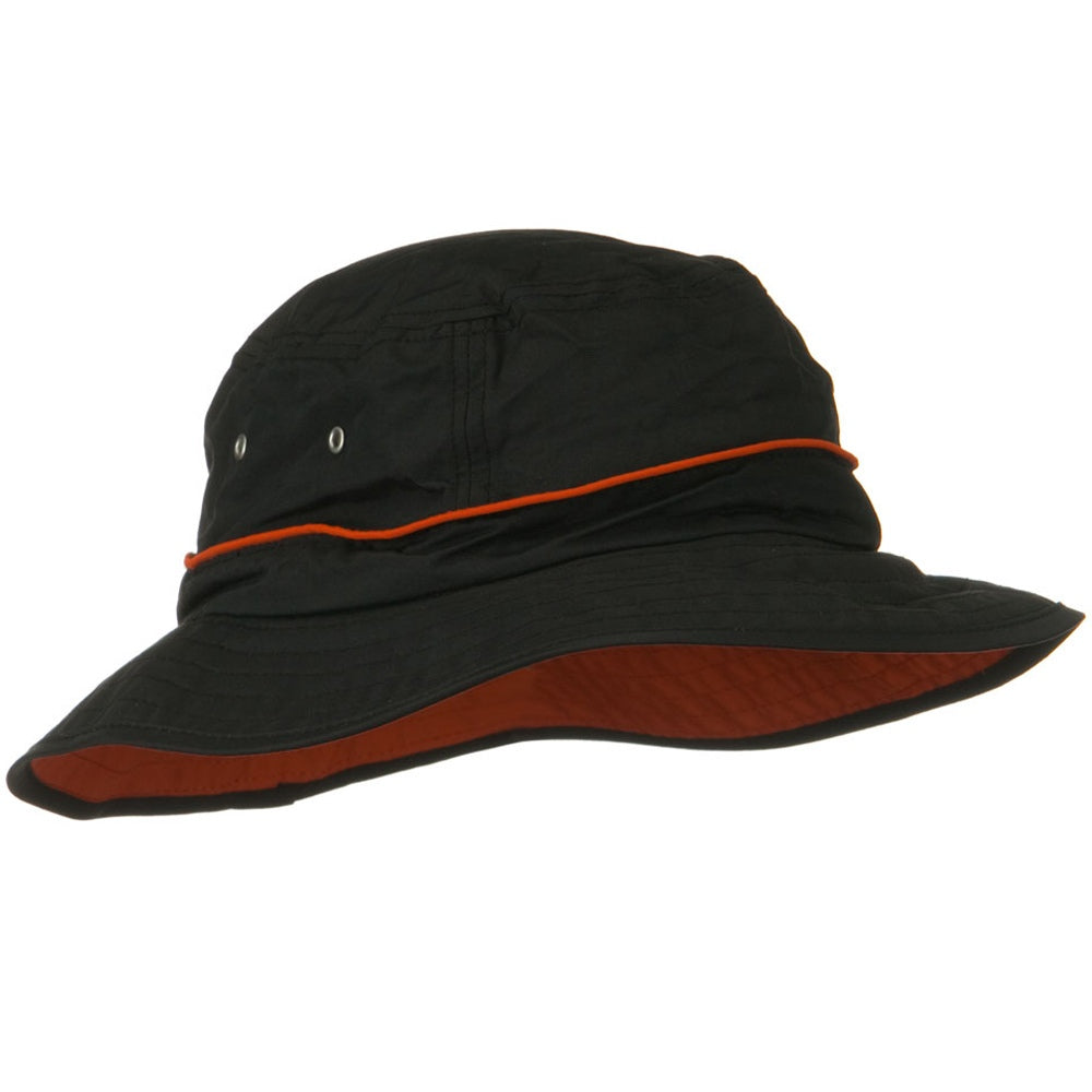 UV 50+ Orange Piping Talson Sun Bucket Hat