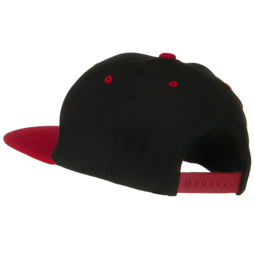 Classic Snapback Wool Blend 2 Tone Cap