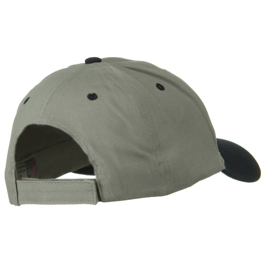 2 Tone Brushed Bull Denim Mid Profile Cap