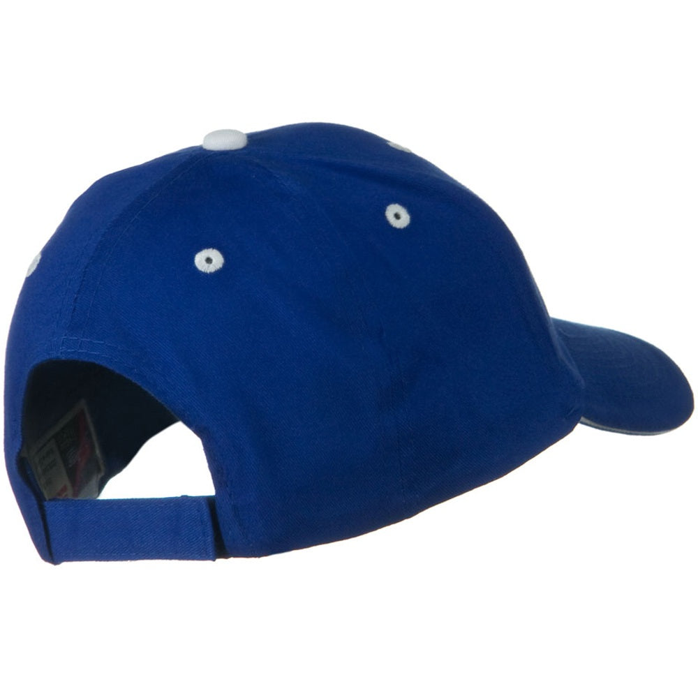 Solid Brushed Twill Sandwich Visor Cap