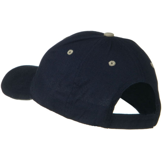 Solid Brushed Twill Sandwich Visor Cap