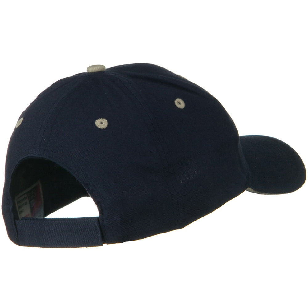 Solid Brushed Twill Sandwich Visor Cap