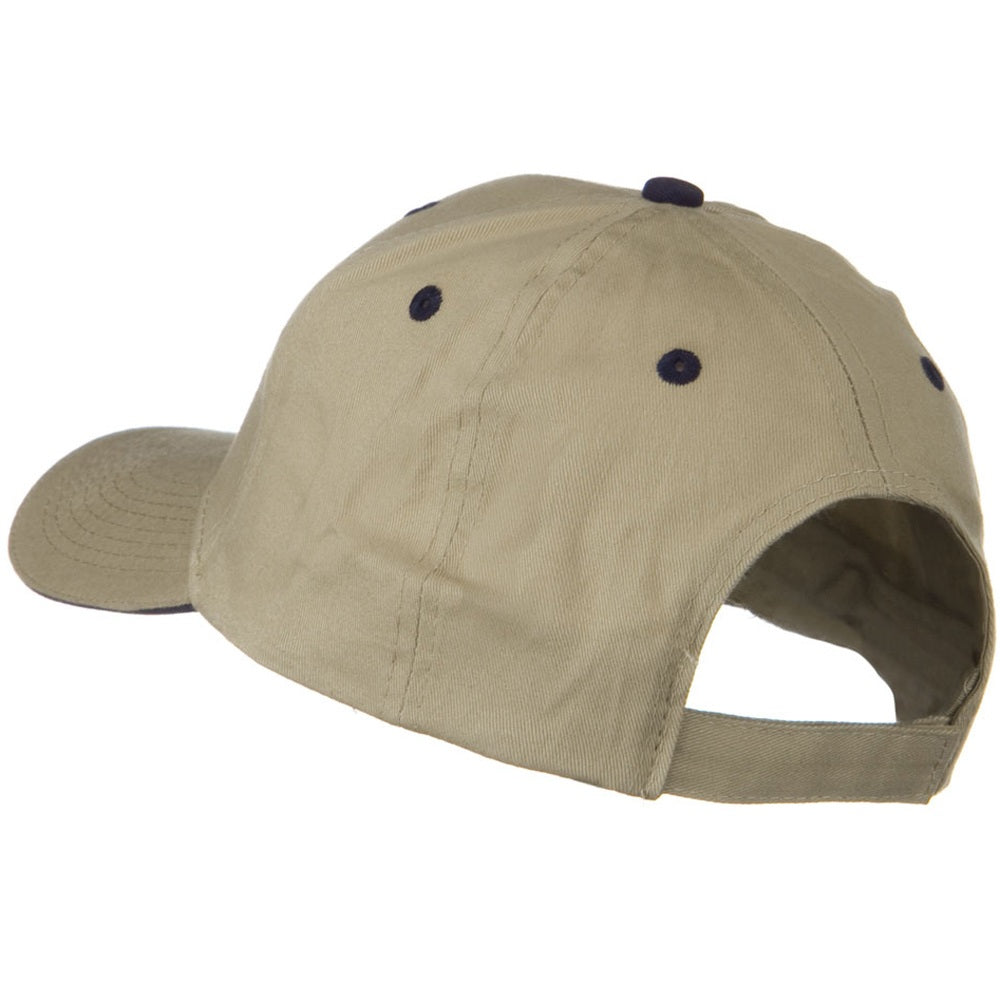 Solid Brushed Twill Sandwich Visor Cap