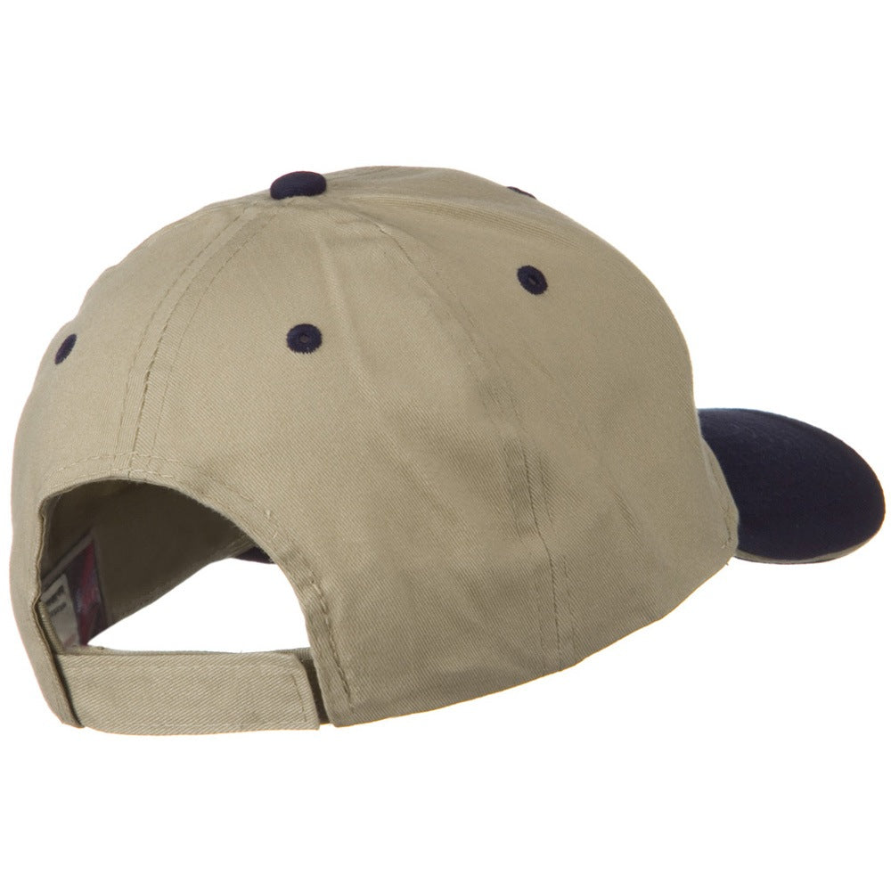 2 Tone Brushed Twill Sandwich Cap