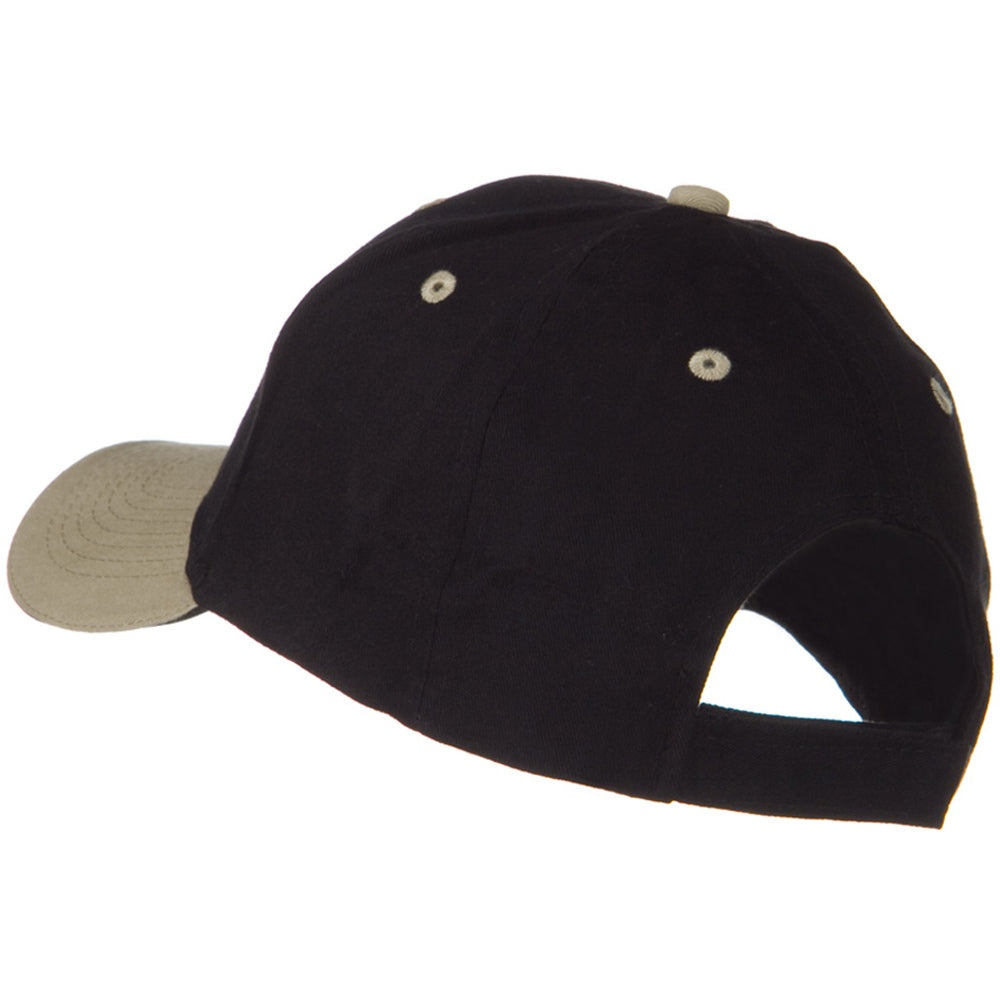 2 Tone Brushed Twill Sandwich Cap