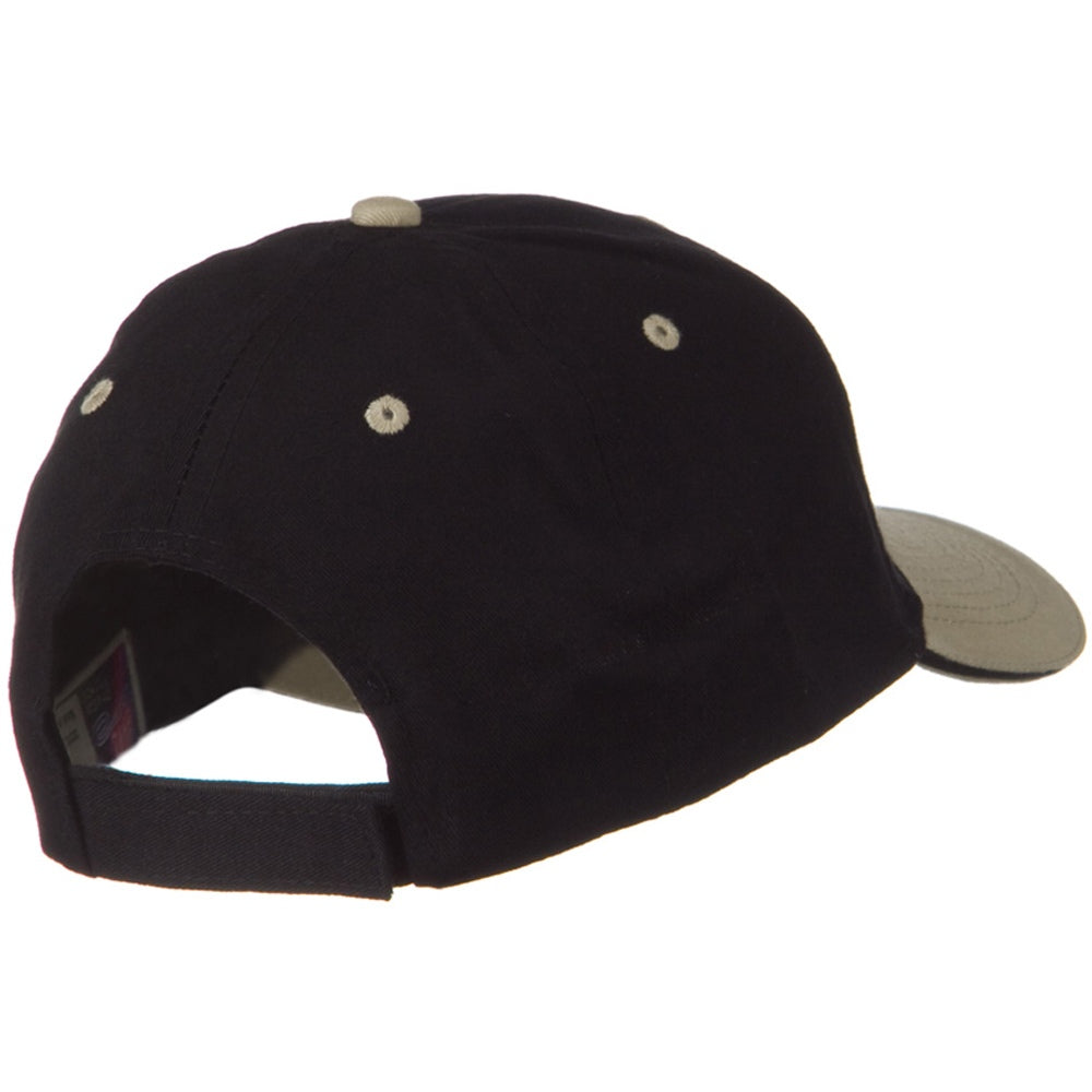 2 Tone Brushed Twill Sandwich Cap