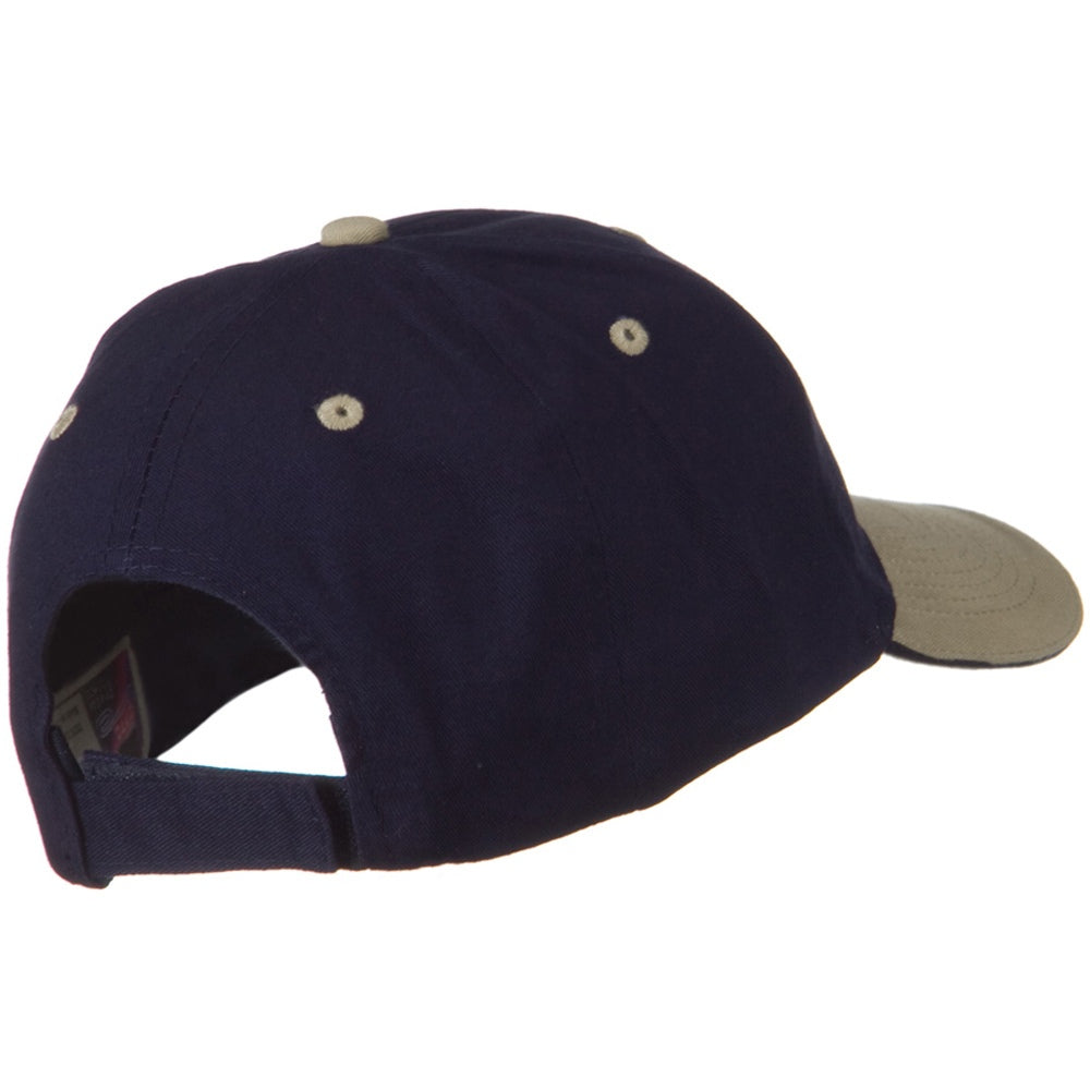 2 Tone Brushed Twill Sandwich Cap
