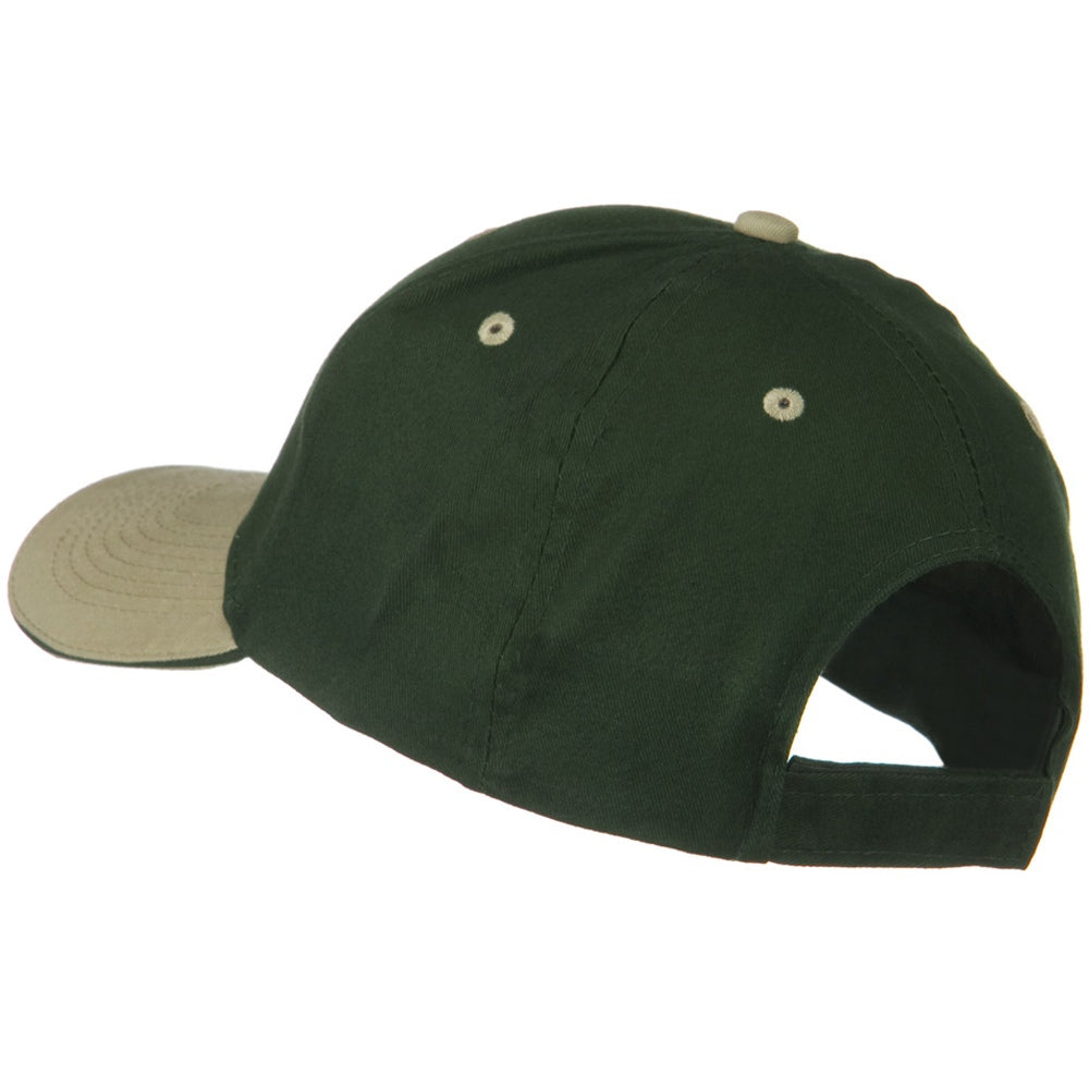 2 Tone Brushed Twill Sandwich Cap