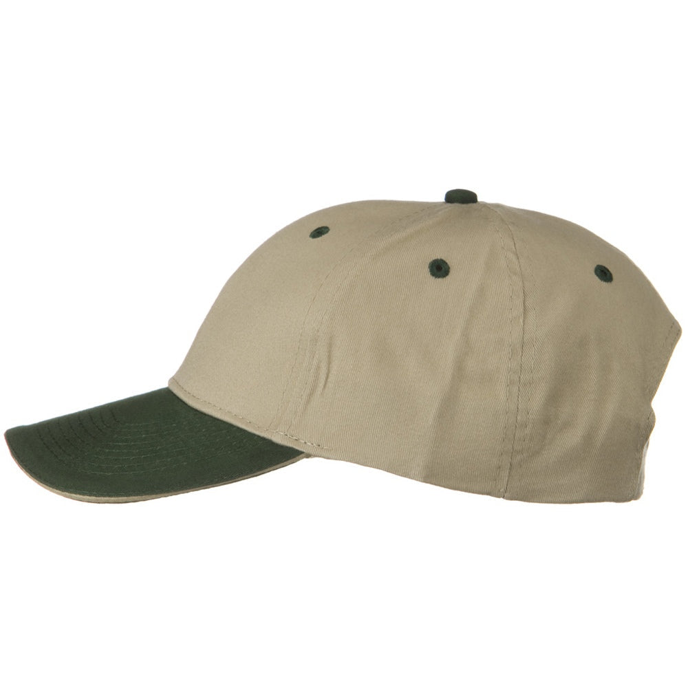 2 Tone Brushed Twill Sandwich Cap