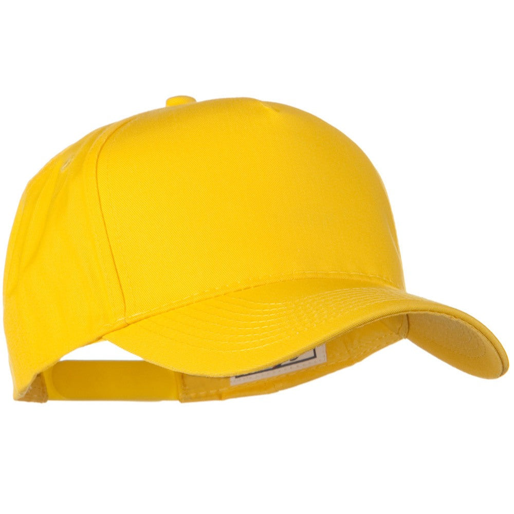 Solid Cotton Twill 5 Panel Prostyle Snap Cap