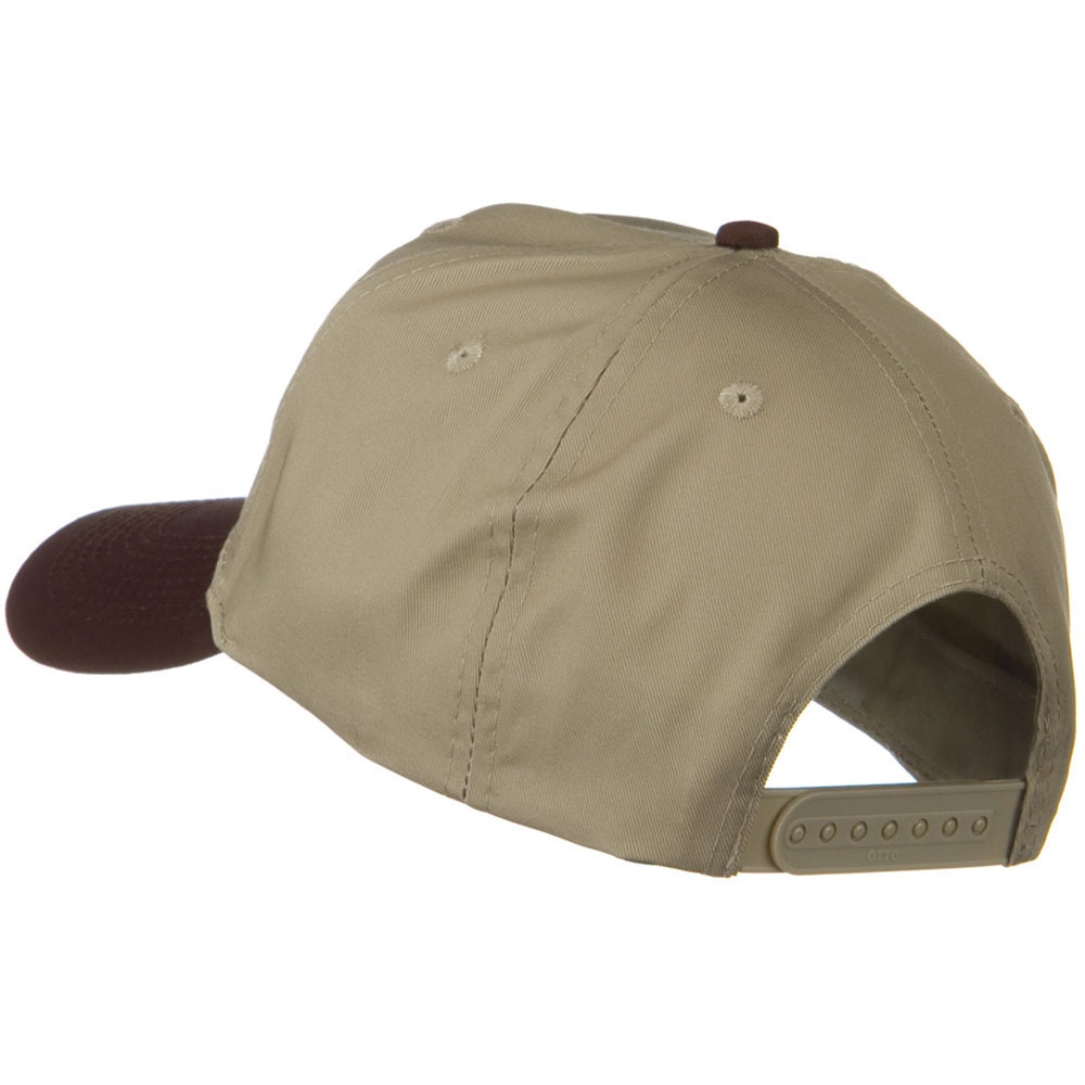 Two Tone Cotton Twill Pro Style Cap