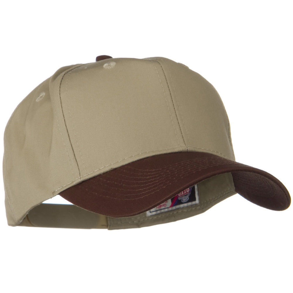 Two Tone Cotton Twill Pro Style Cap