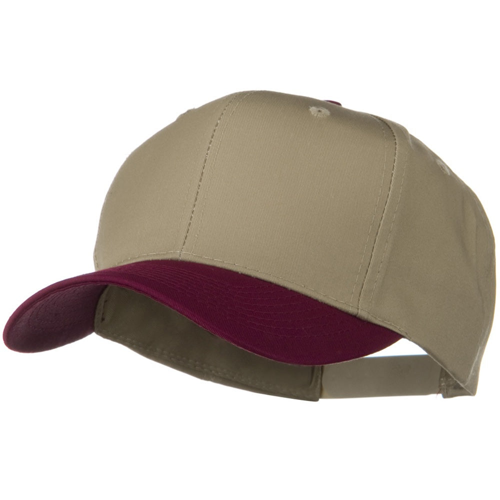 Two Tone Cotton Twill Pro Style Cap