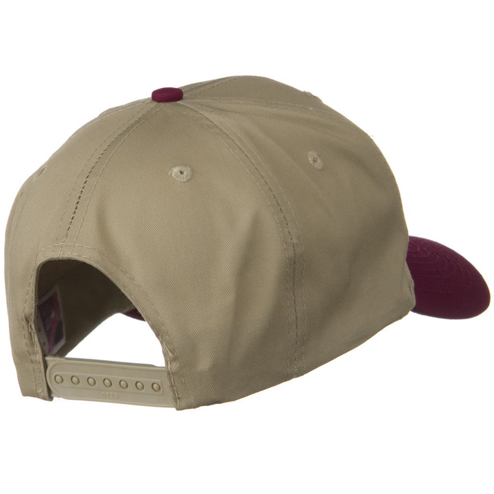 Two Tone Cotton Twill Pro Style Cap