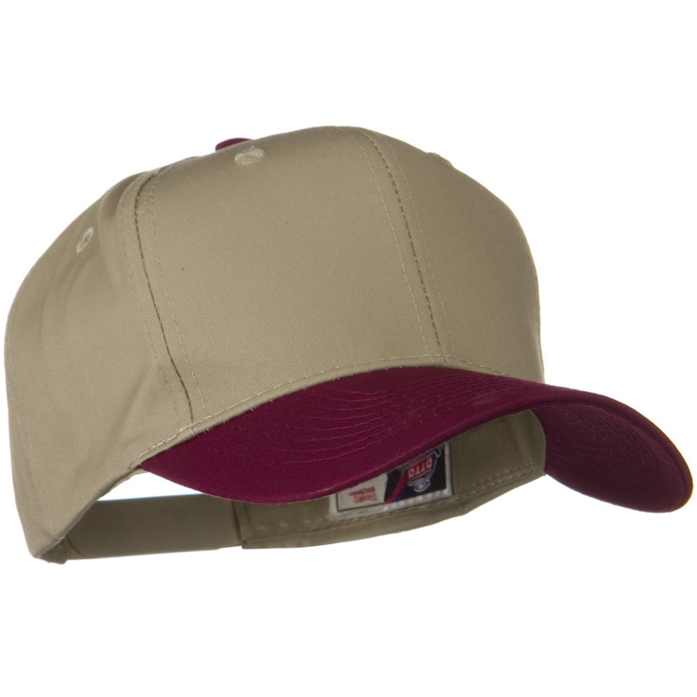Two Tone Cotton Twill Pro Style Cap