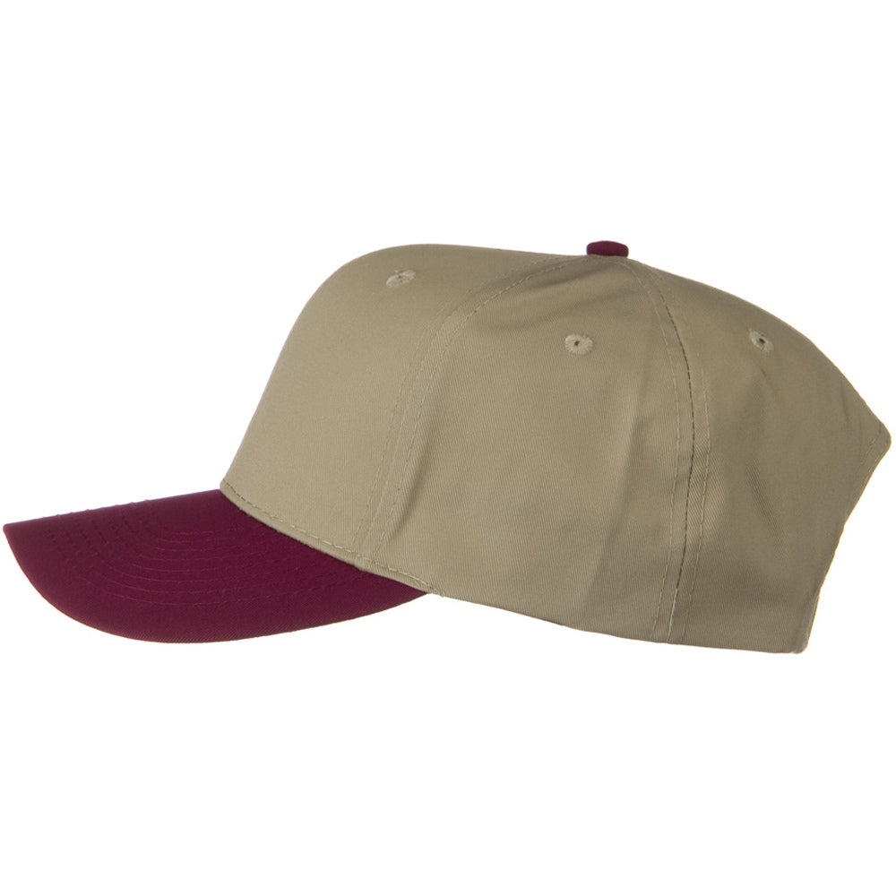 Two Tone Cotton Twill Pro Style Cap