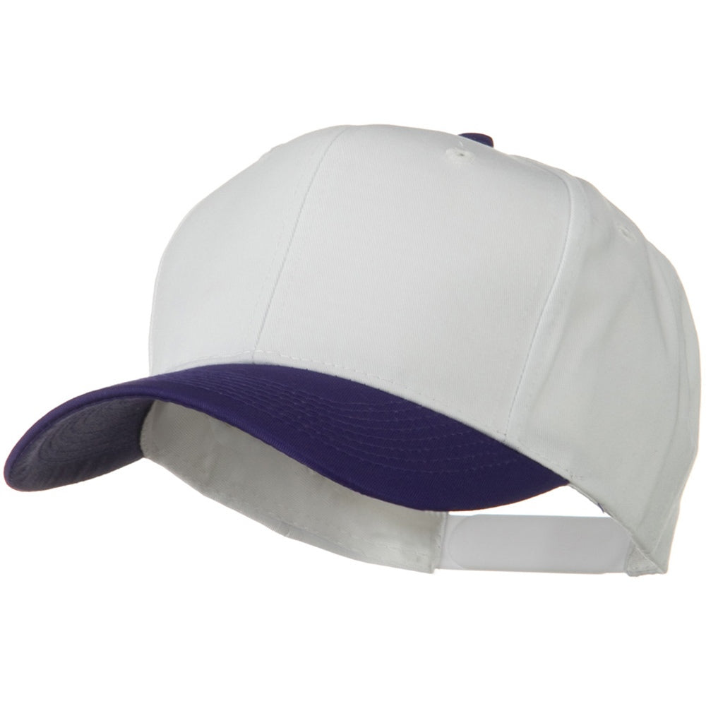 Two Tone Cotton Twill Pro Style Cap