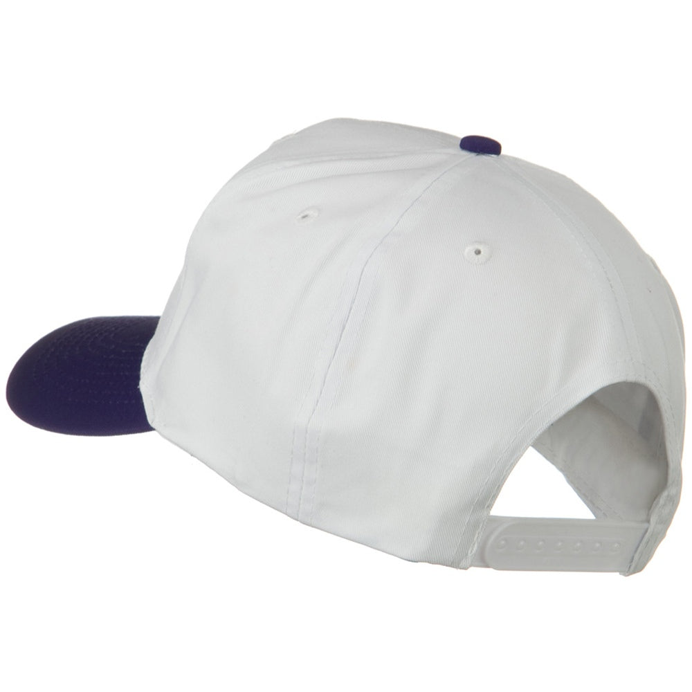 Two Tone Cotton Twill Pro Style Cap