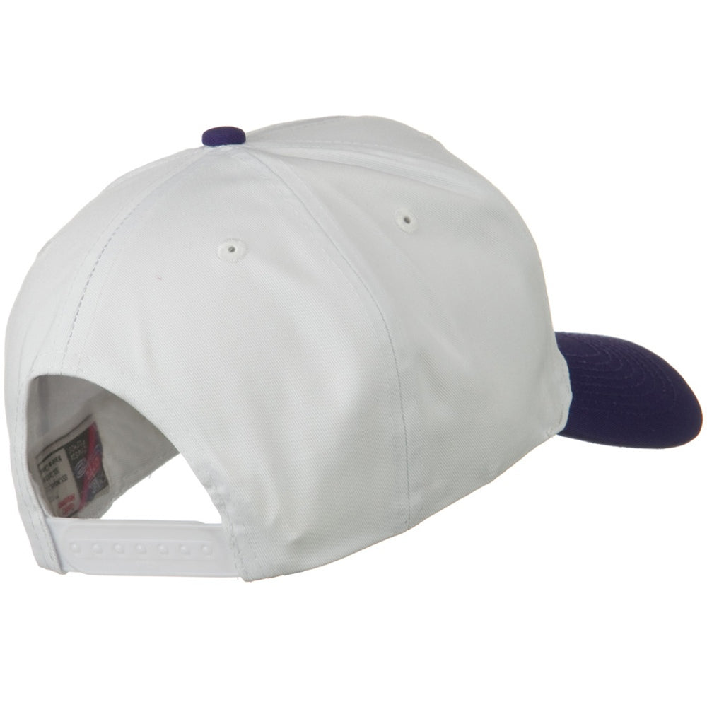 Two Tone Cotton Twill Pro Style Cap