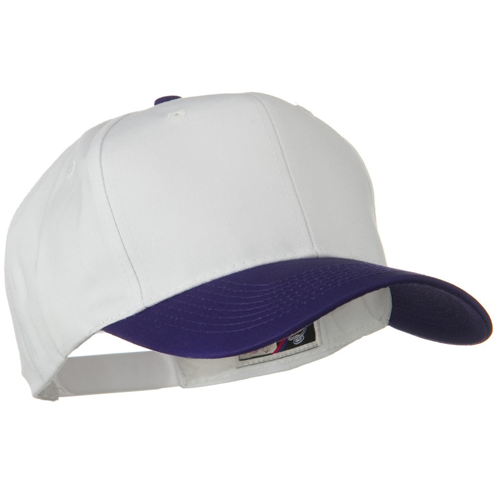 Two Tone Cotton Twill Pro Style Cap