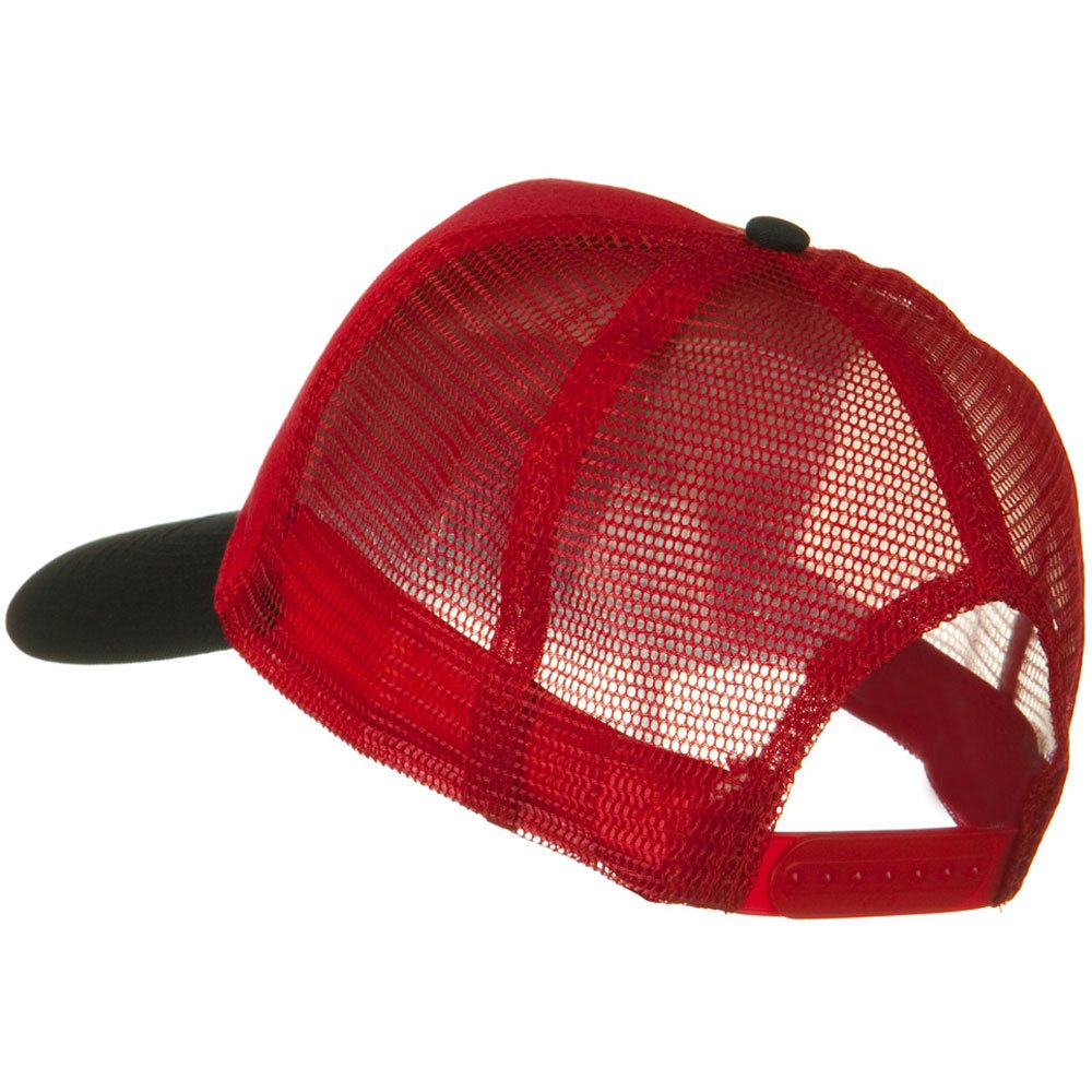 Two Tone Cotton Twill 5 panel Mesh Back Cap