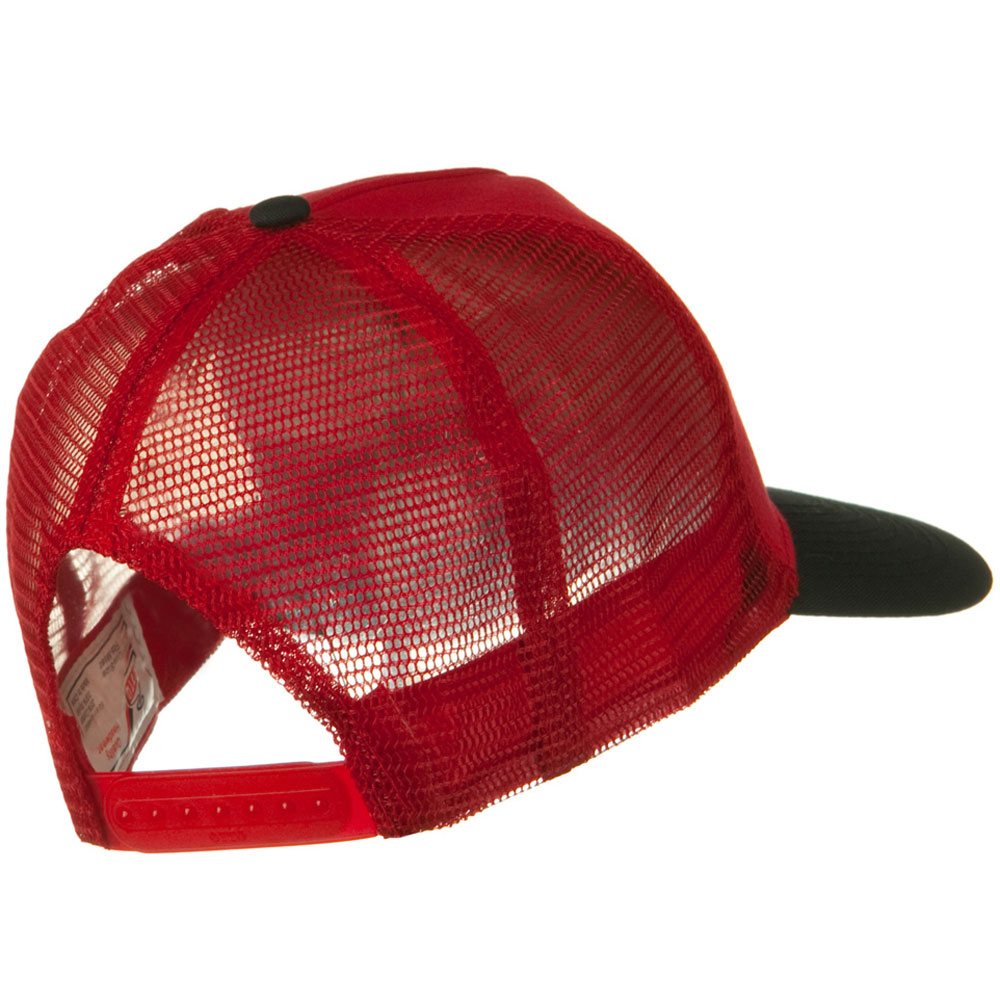 Two Tone Cotton Twill 5 panel Mesh Back Cap