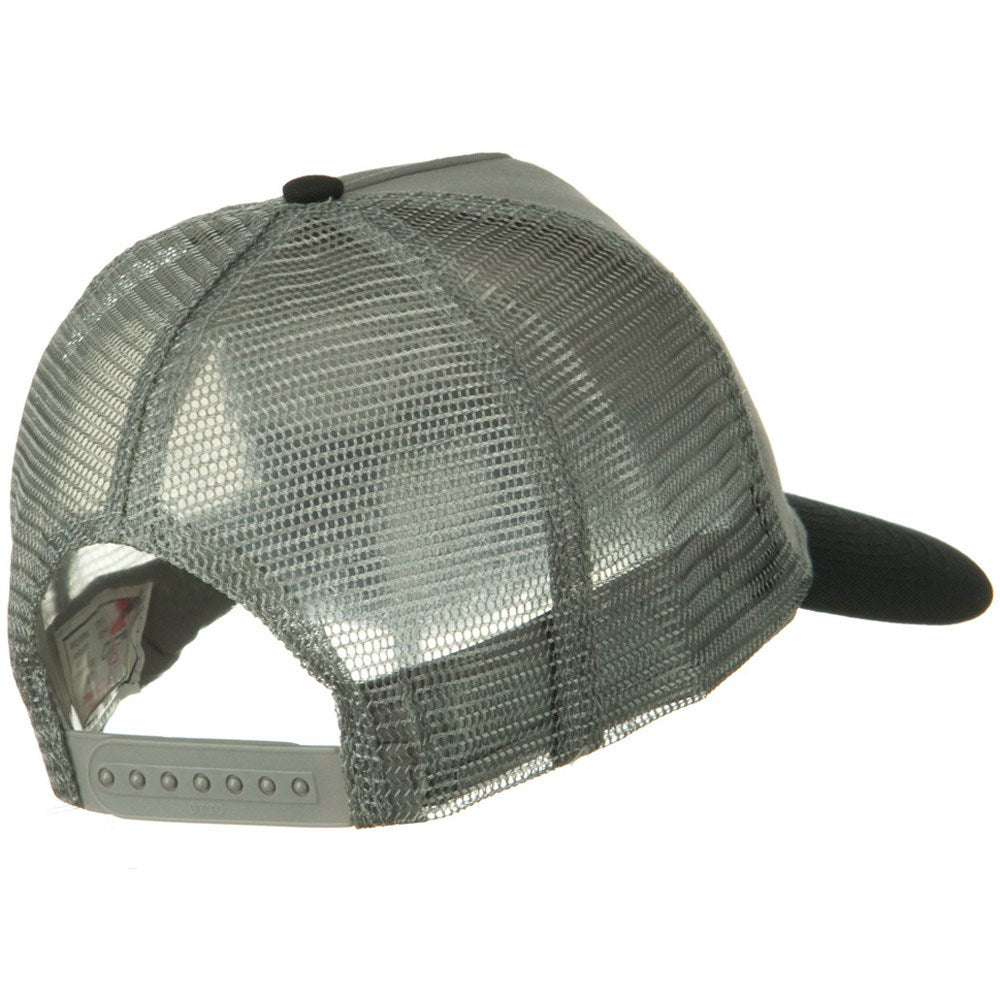 Two Tone Cotton Twill 5 panel Mesh Back Cap