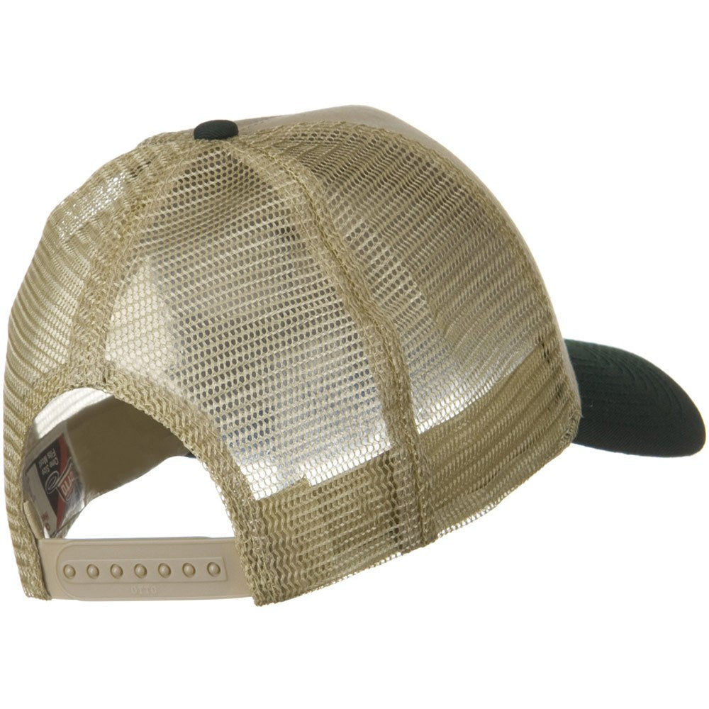 Two Tone Cotton Twill 5 panel Mesh Back Cap