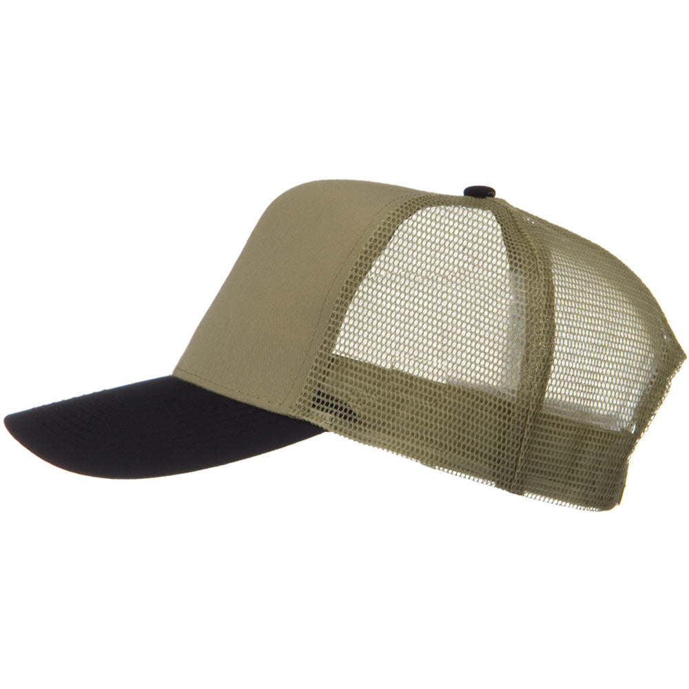 Two Tone Cotton Twill Mesh Prostyle Cap