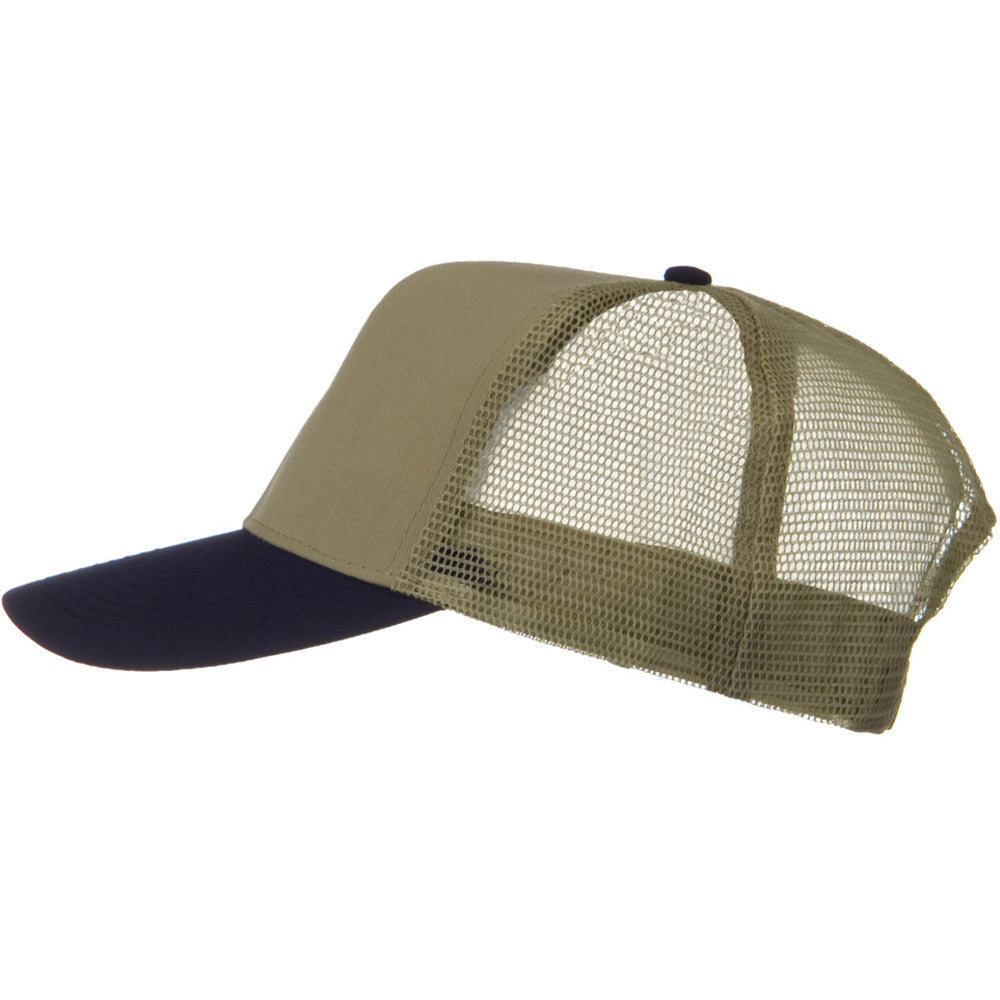 Two Tone Cotton Twill Mesh Prostyle Cap