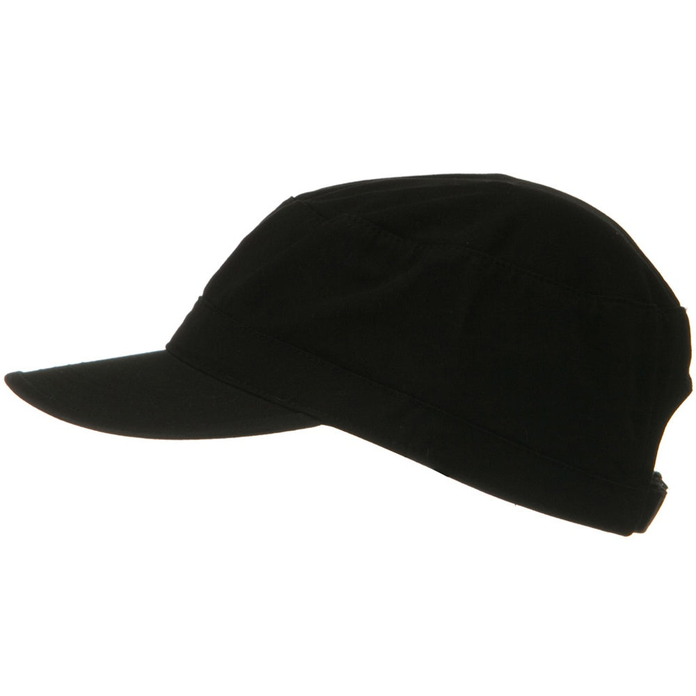 Big Size Solid Military Cap