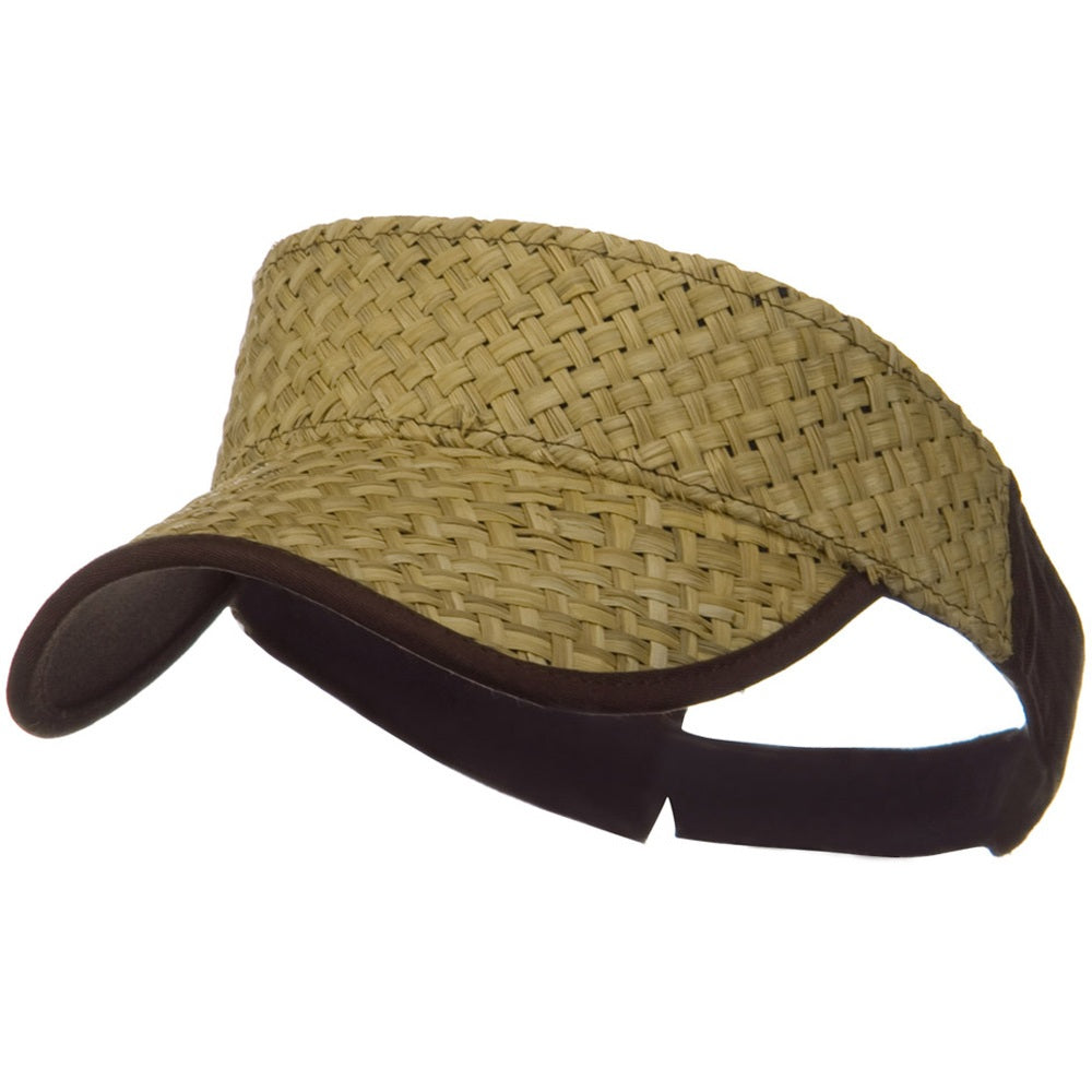 Straw Trucker Visor