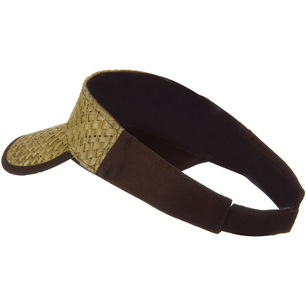Straw Trucker Visor