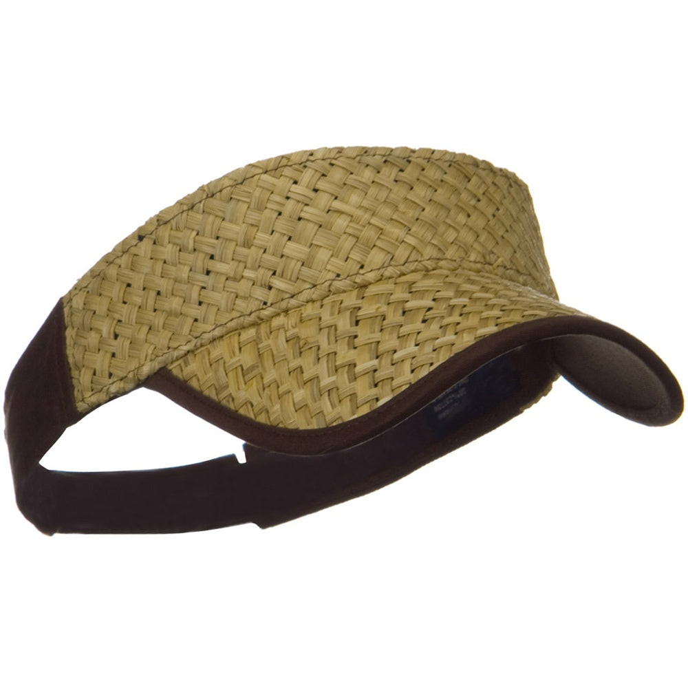 Straw Trucker Visor