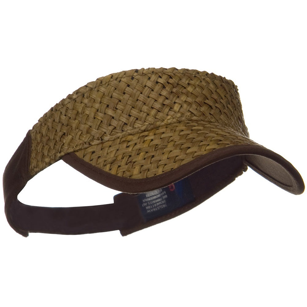 Straw Trucker Visor