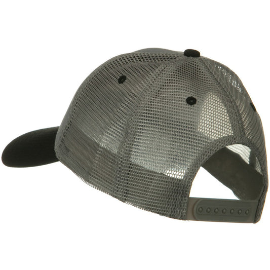 2 Tone Cotton Twill Low Profile Nylon Mesh Back Cap