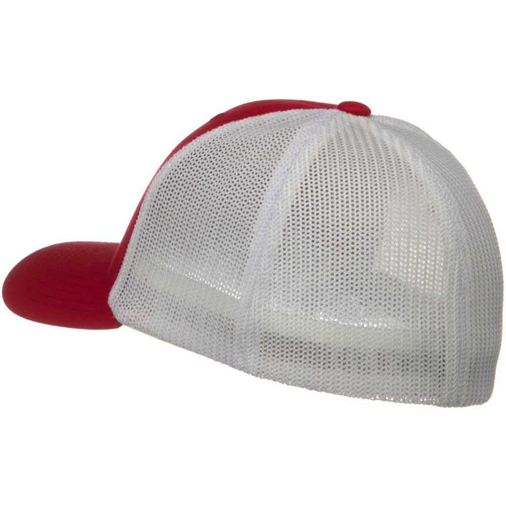 Flexfit Mesh Cotton Twill Trucker  2 Tone Cap