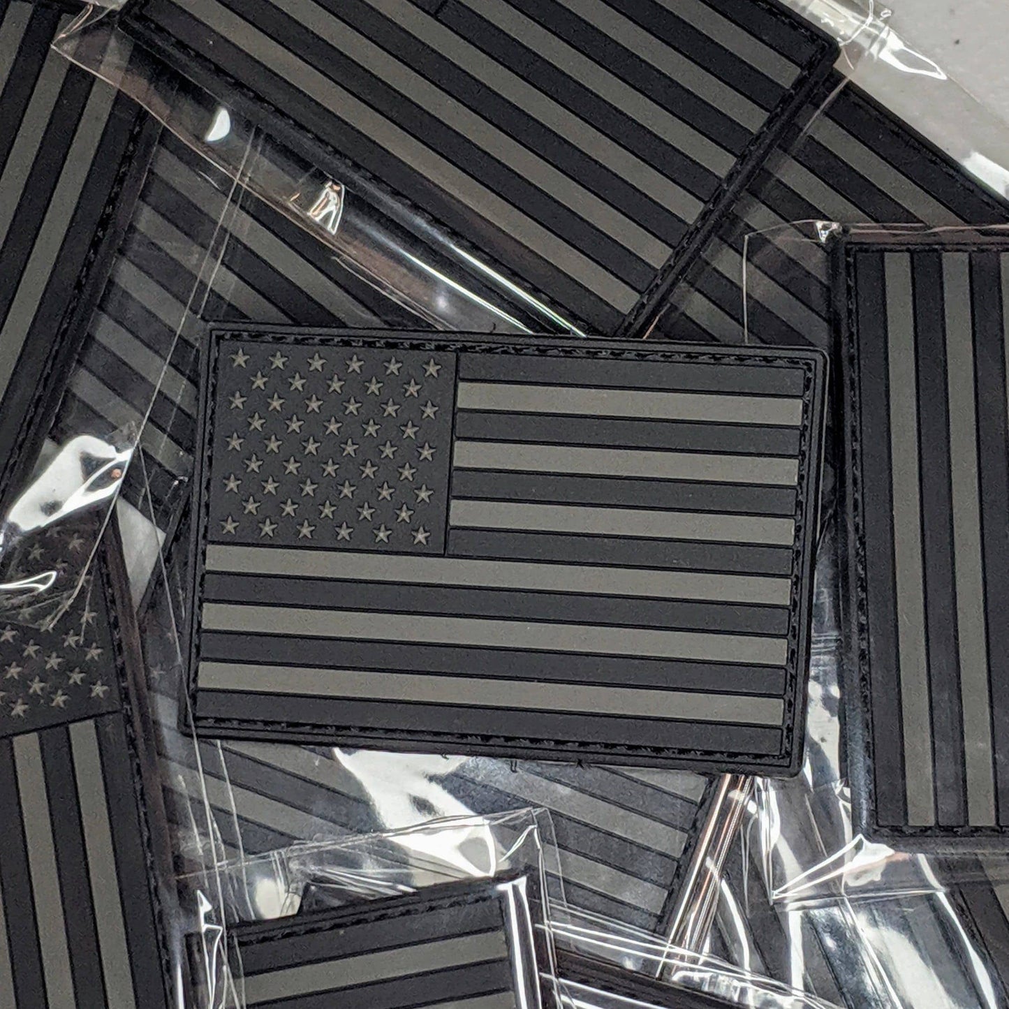American Flag Subdued PVC Patch