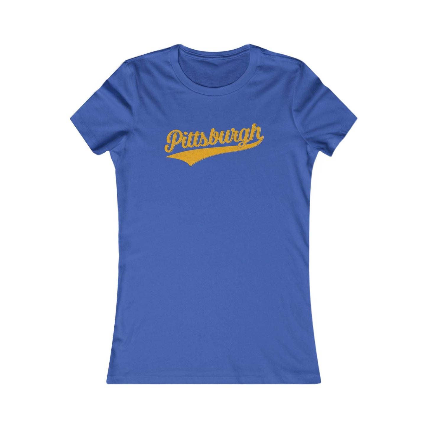 Pittsburgh Varsity Retro Women's Slim Feminine Fit T-shirt