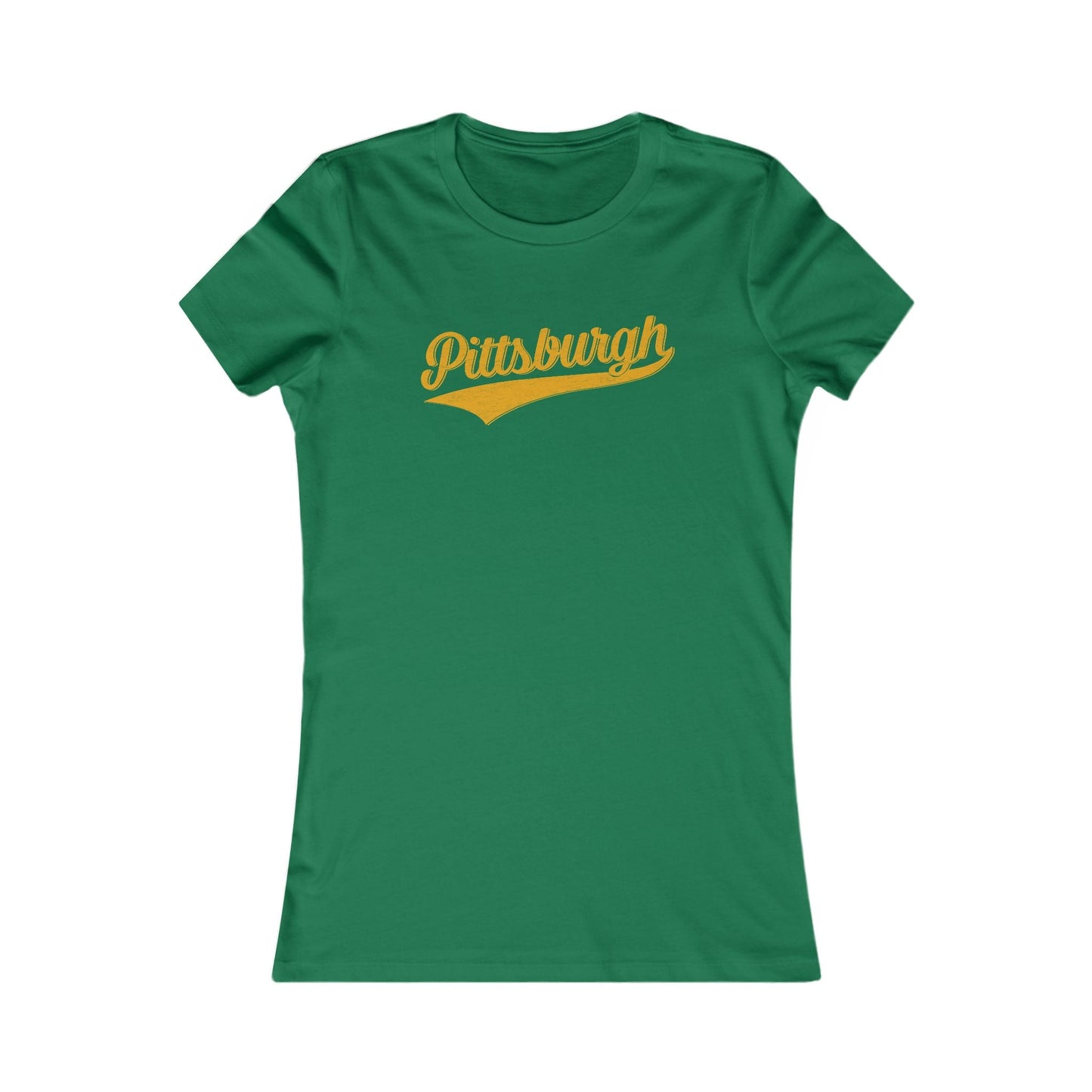 Pittsburgh Varsity Retro Women's Slim Feminine Fit T-shirt