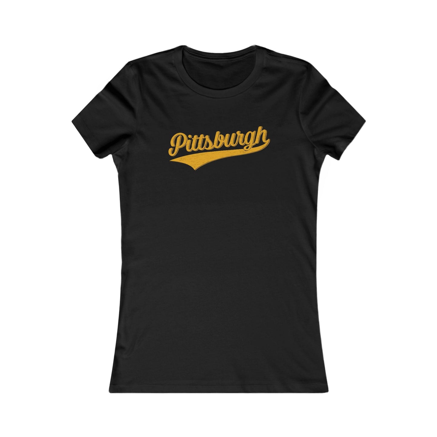 Pittsburgh Varsity Retro Women's Slim Feminine Fit T-shirt