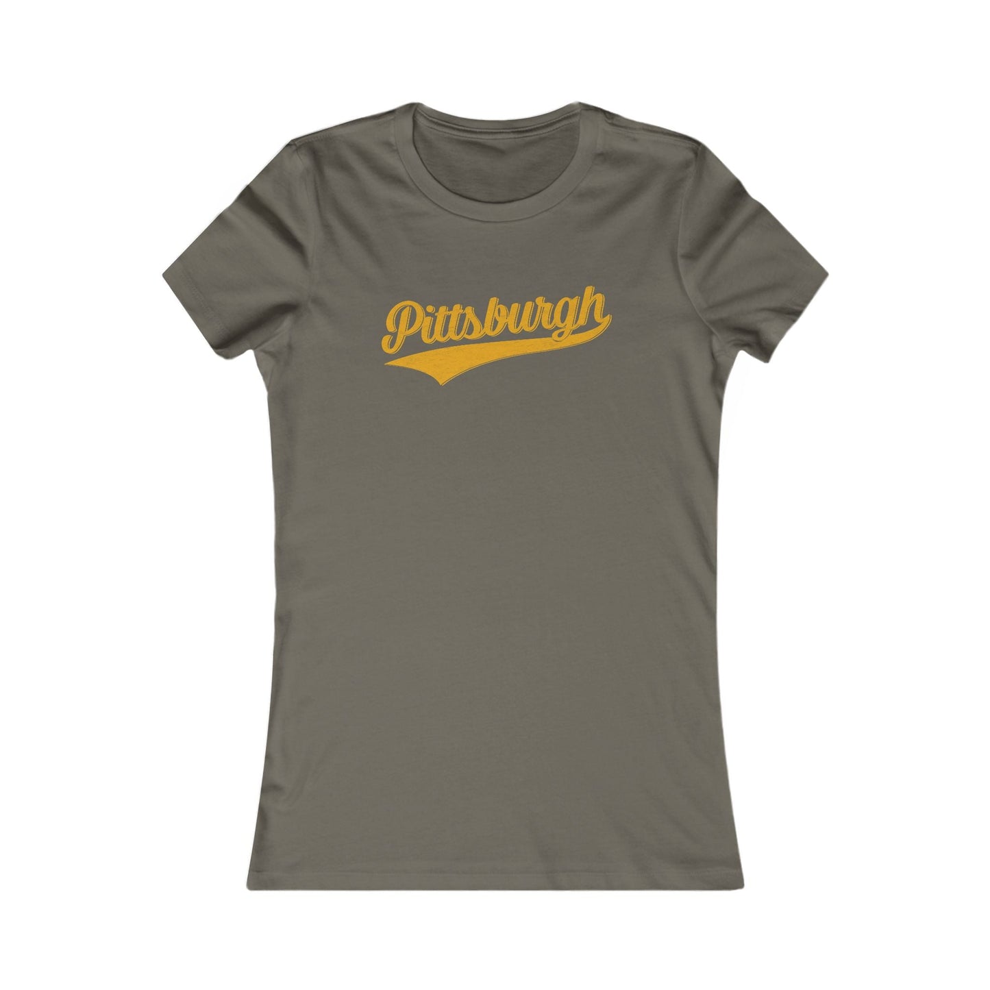 Pittsburgh Varsity Retro Women's Slim Feminine Fit T-shirt