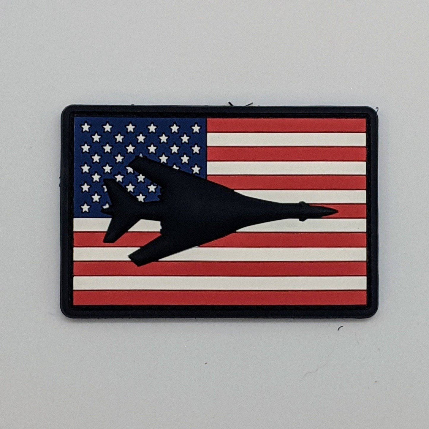 B-1B Lancer Flag Patch - PVC/Rubber