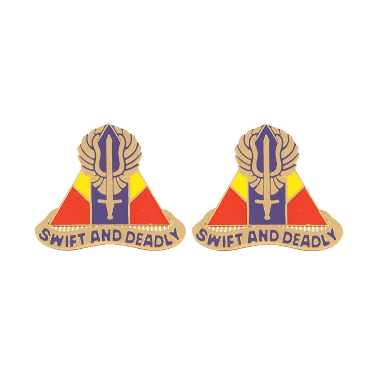 13th Aviation Regiment Distinctive Unit Insignia - Pair - SWIFT AND DEADLY