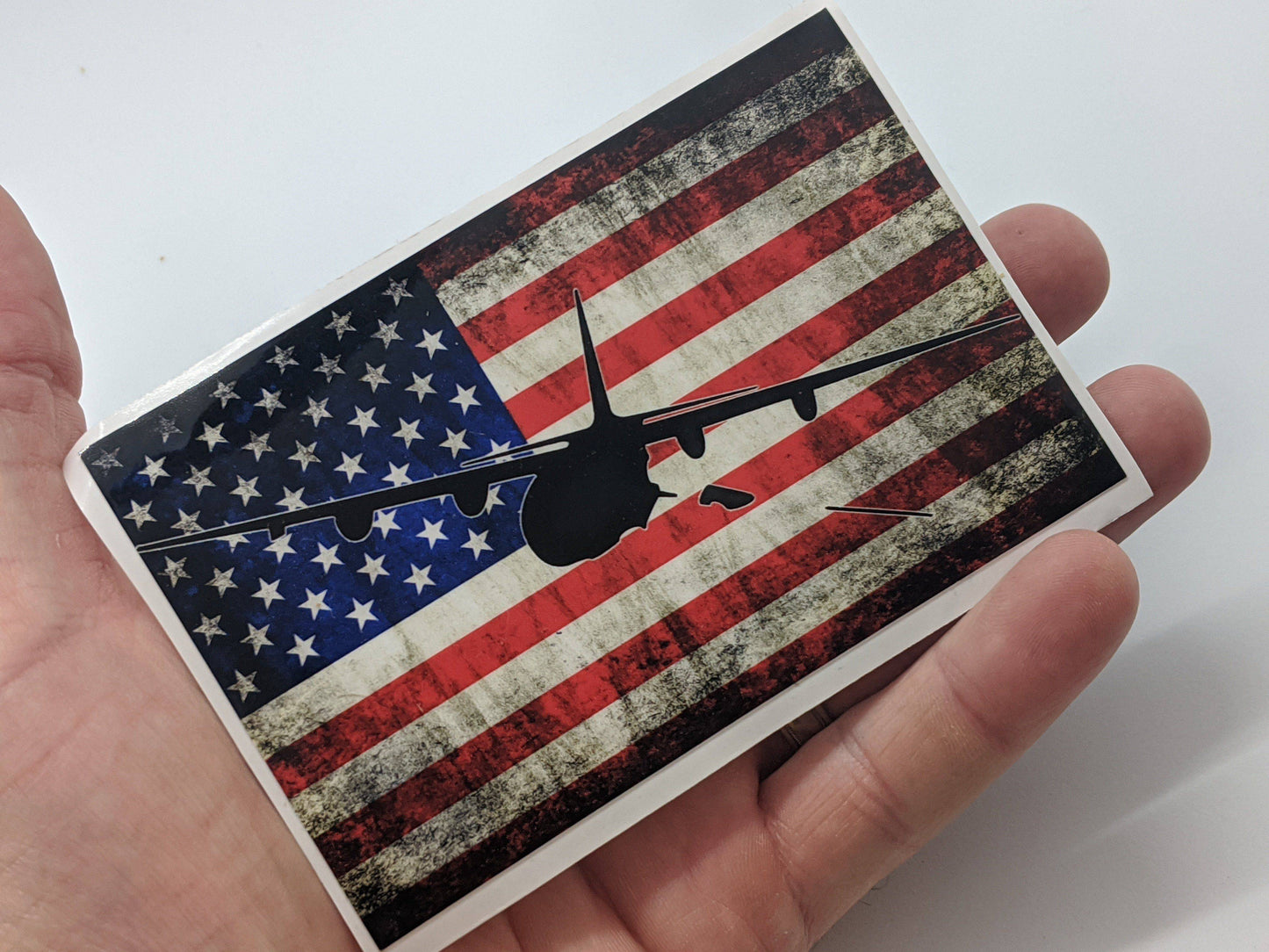 AC-130 - American Flag Decal